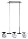 STARLET lampa wisząca 3x40W G9 chrom/transparent
