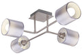 SAX lampa sufitowa 4x40W E14 satyna