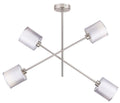 SAX lampa wisząca sztyca 4x40W E14 satyna