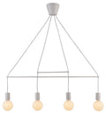 ALTO lampa wisząca 4x40W E27 biały matowy