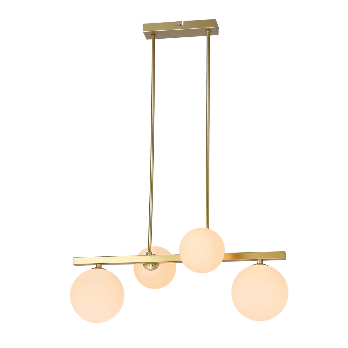 KAMA lampa wisząca 4x28W G9 mosiądz