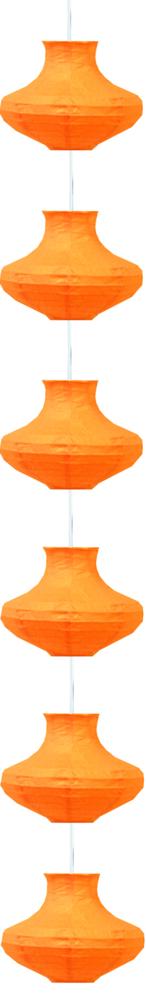 GRIFF - zwis /6 papierowy śr.25 orange e-14 6x40W