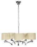 DRAGA lampa wisząca 5x60W E27 kremowy