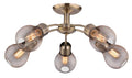 GLIVA lampa wisząca 5x60W E27 patyna (bez żarówek)