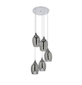 MARINA lampa wisząca talerz 5x60W E27 chrom
