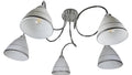 ELF lampa sufitowa 5x40W E14 chrom