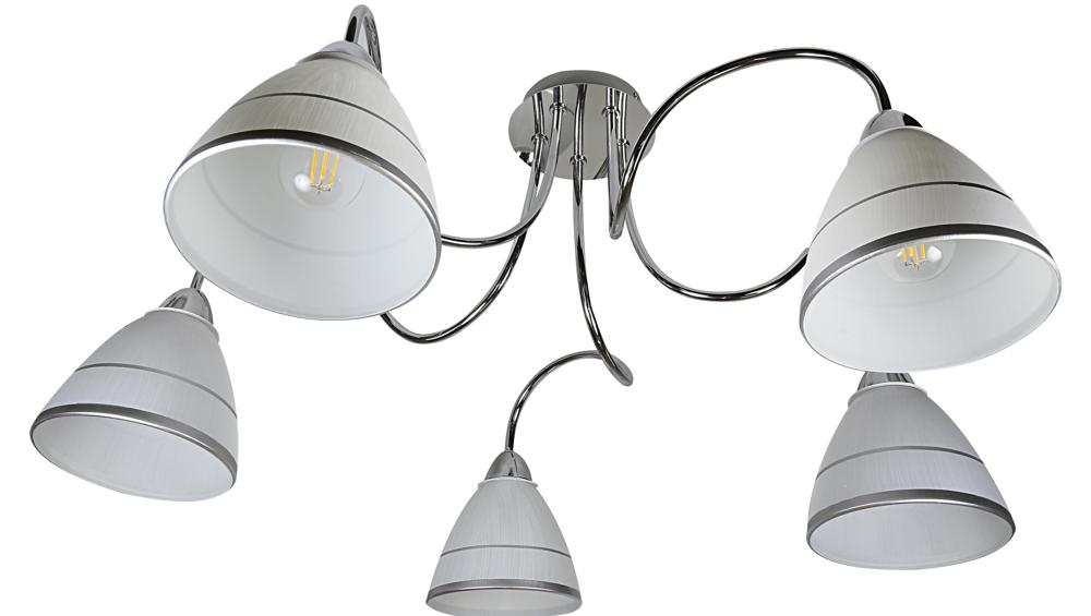 ELF lampa sufitowa 5x40W E14 chrom