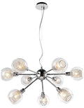 DIXI lampa wisząca 9x40W E14 chrom