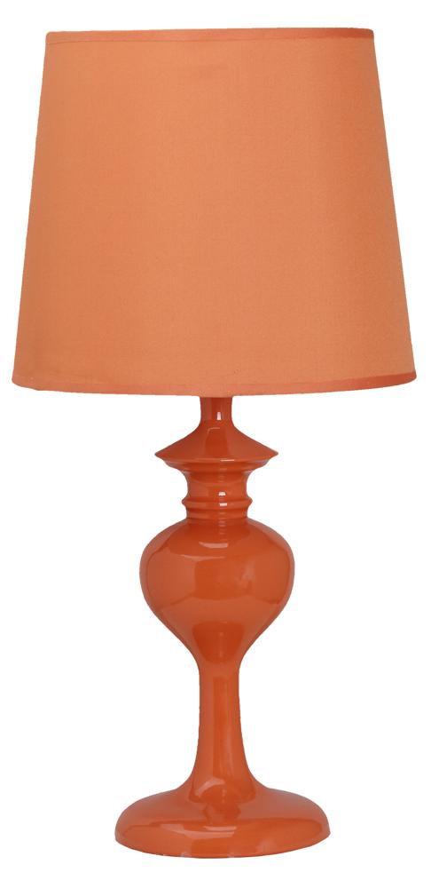 BERKANE lampka 1x40W E14 pomarańczowa