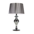 GILLENIA lampa gabinetowa 40cm 1x60W E27 srebrna