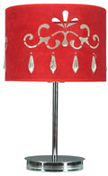 DECOR lampka gabinetowa czerwona 1x60W e 27
