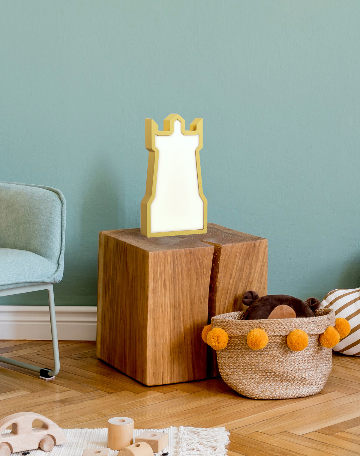 TOWER lampa stołowa 11W LED 3000k iq kids złoty