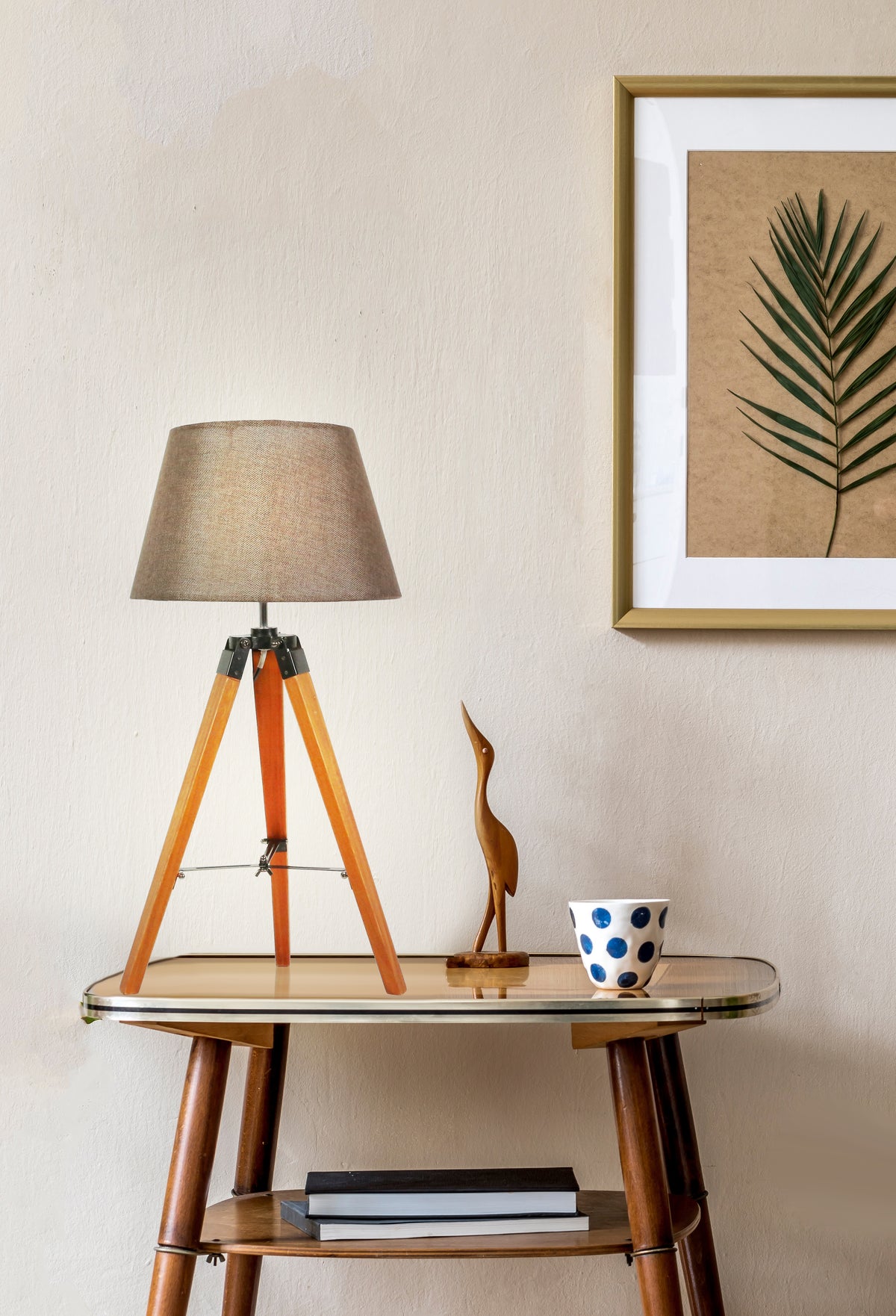 LUGANO lampa gabinetowa 1x60W E27 brązowy + abażur o tym samym indeksie