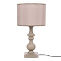 CARDINALE lampa sto³owa h-40 cm ciemny szary 1x40 E27 aba¿ur be¿owy