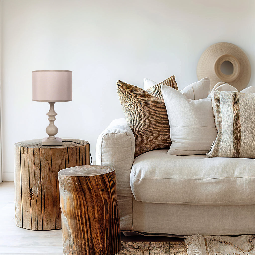 CARDINALE lampa sto³owa h-40 cm ciemny szary 1x40 E27 aba¿ur be¿owy