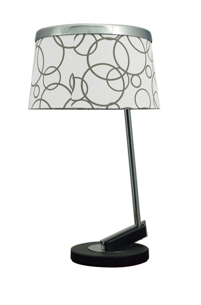 IMPRESJA lampa 1*60W E27 biała chrom