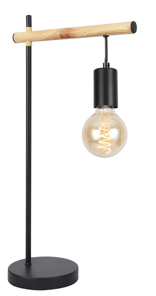 IZZY lampa gabinetowa 1x60W E27 czarny