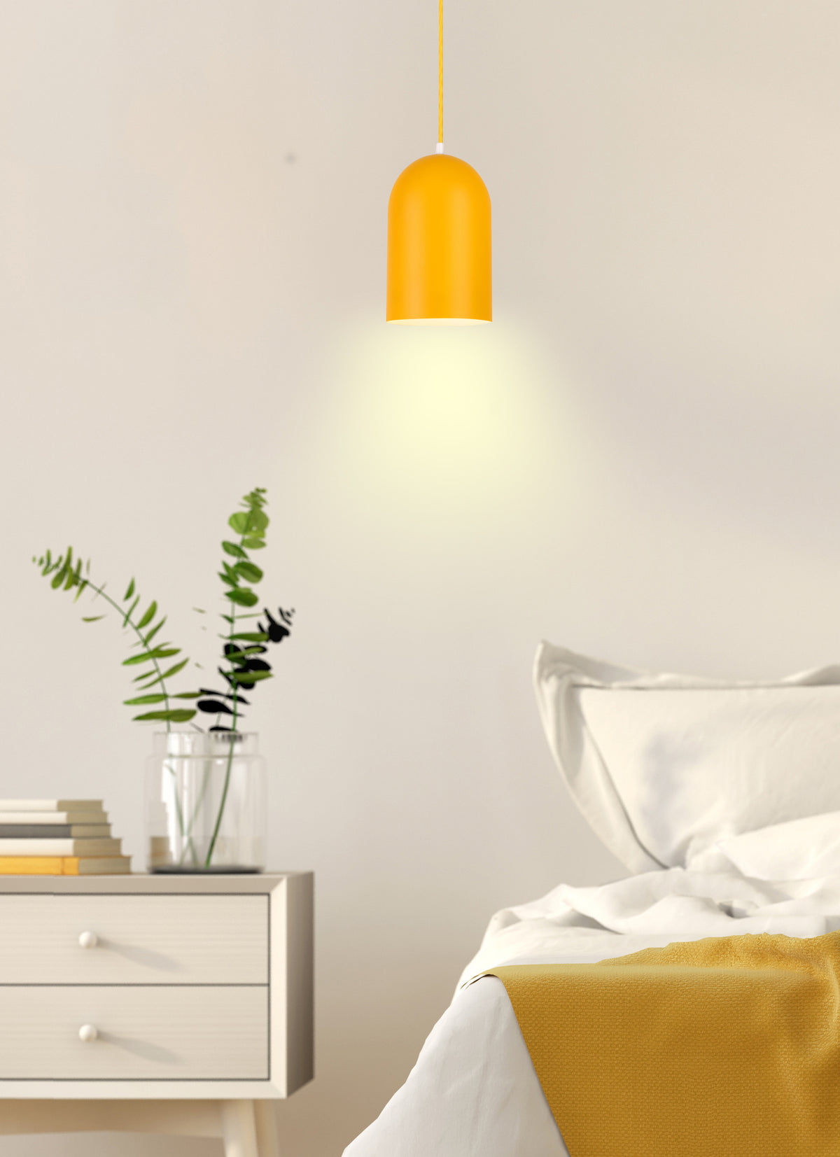 lampa wisząca oss 1 żółty