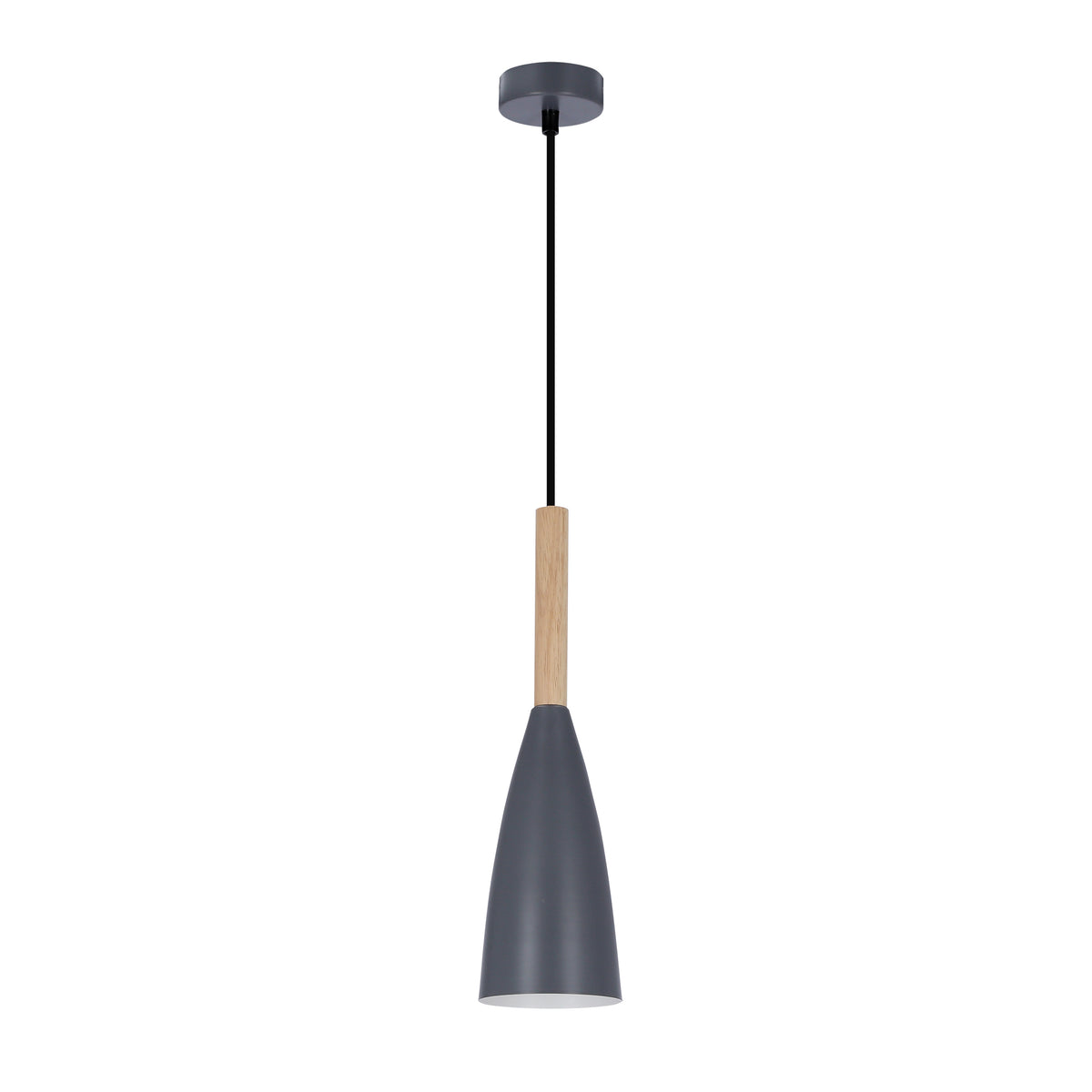 lampa wisząca trosa 1 szary