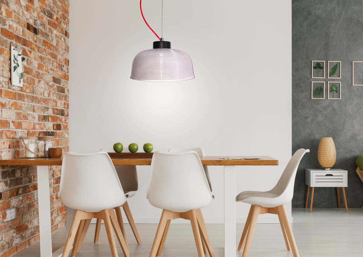 LAMPA WISZĄCA LIVERPOOL II 1 CZERWONY90x26,5x0