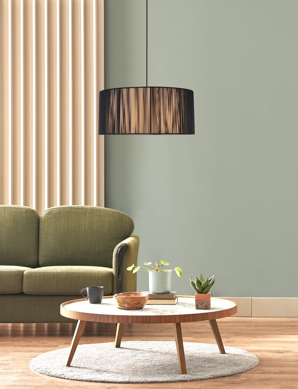 LAMPA WISZĄCA KIOTO 3 CZARNY 100x45x45