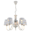 lampa wisząca batley 5 biały