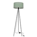 SHANTI lampa pod³ogowa czarny 1x40W E27 aba¿ur miêtowy