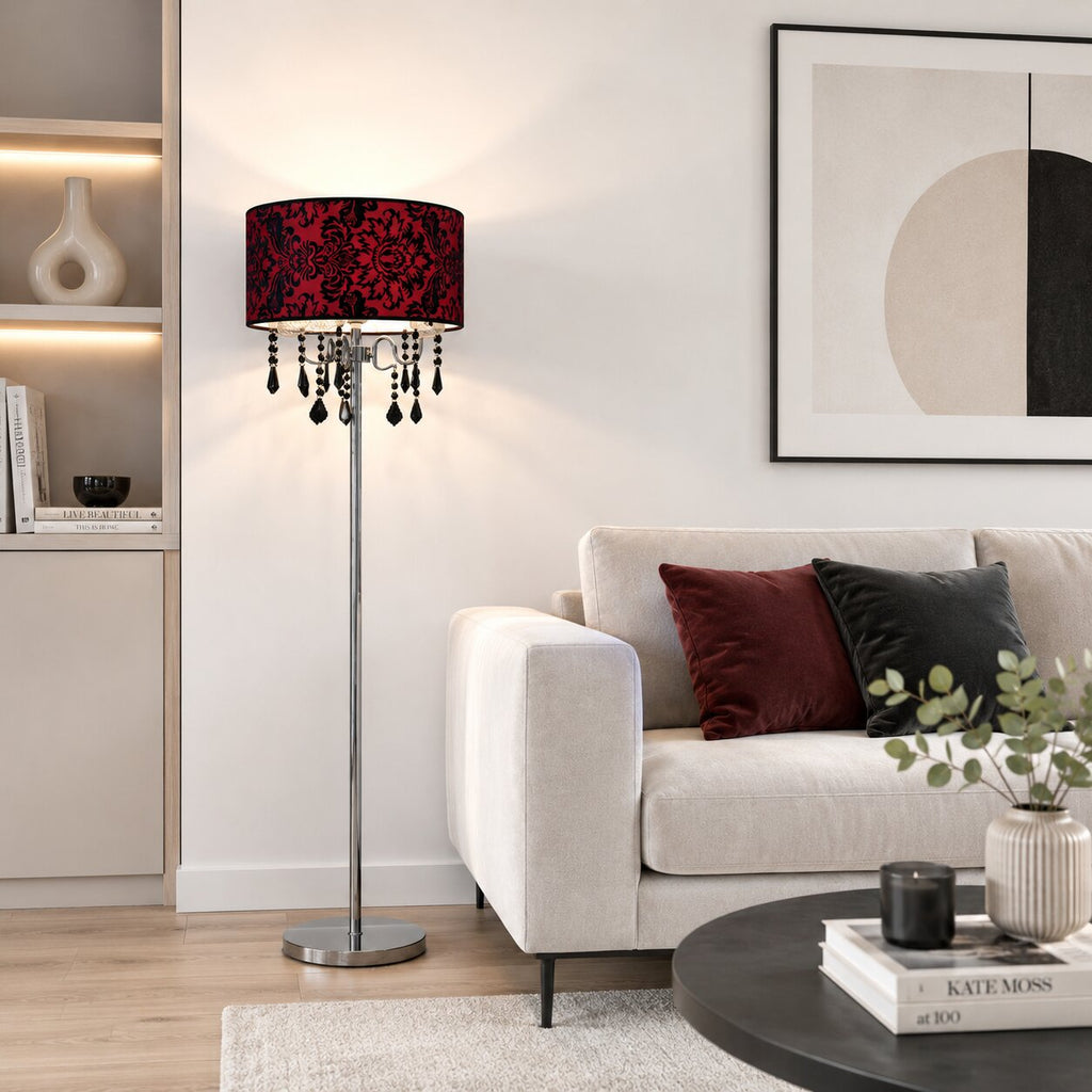 ASTOR lampa podłogowa 3x40W E14 + abażur 77-30743