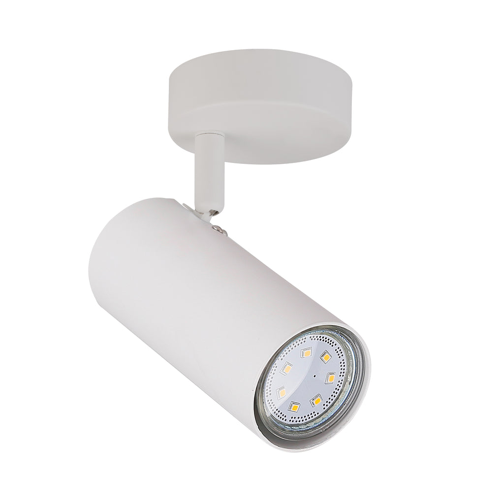 Colly lampa kinkiet biały 1x15W GU10 klosz biały