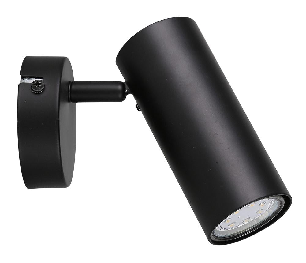 Colly lampa kinkiet czarny 1x15W GU10 klosz czarny