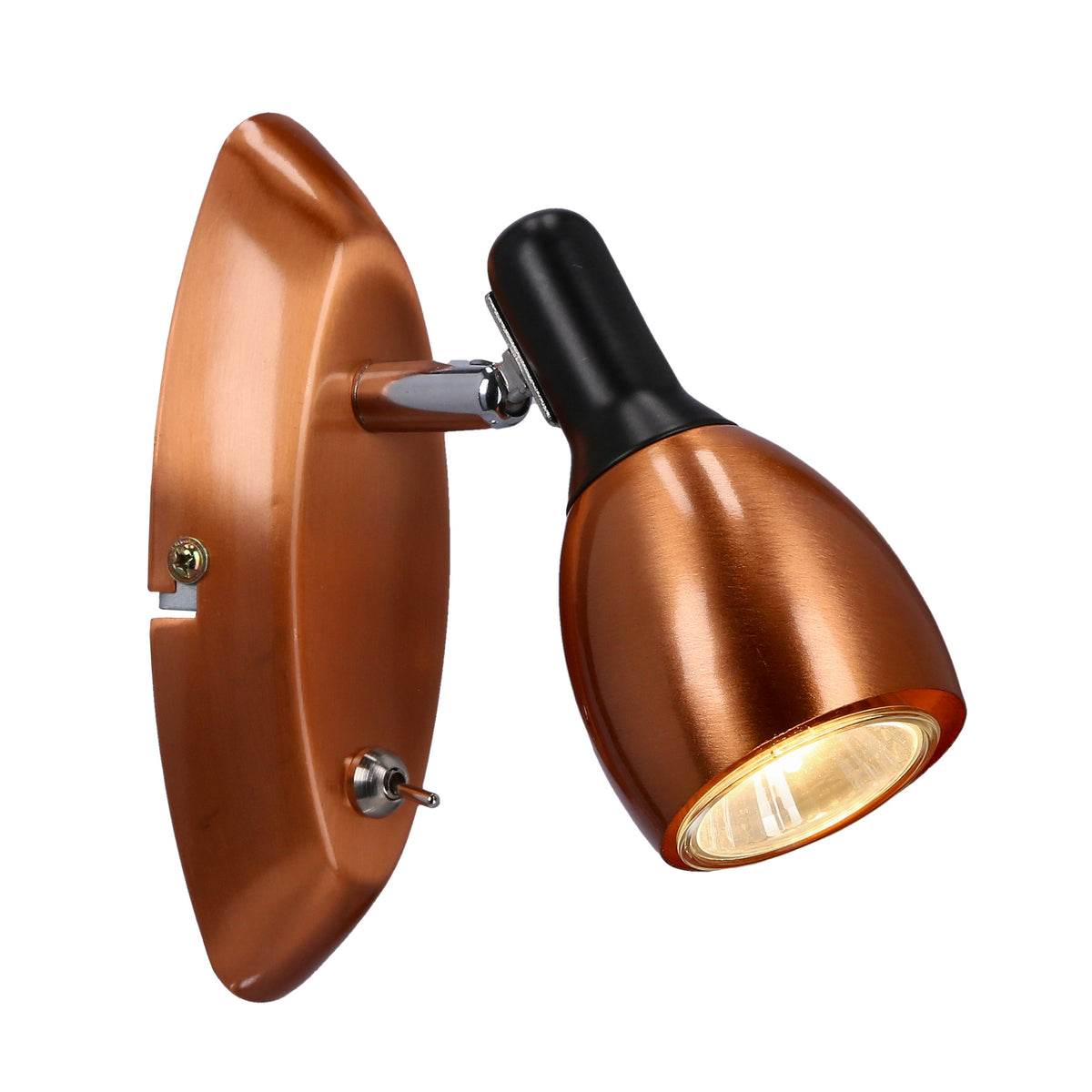 CROSS lampa kinkiet 1x50W GU10 miedziany