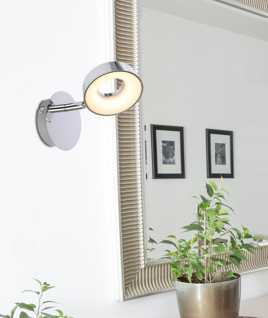 ISLA lampa kinkiet 1x4W LED chrom 3000k