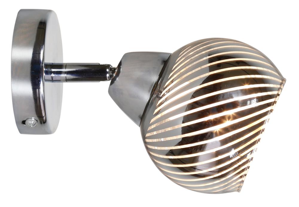 FORT lampa kinkiet 1x10W E14 LED chrom