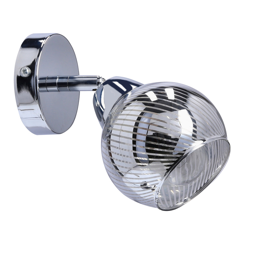 FORT lampa kinkiet 1x10W E14 LED chrom