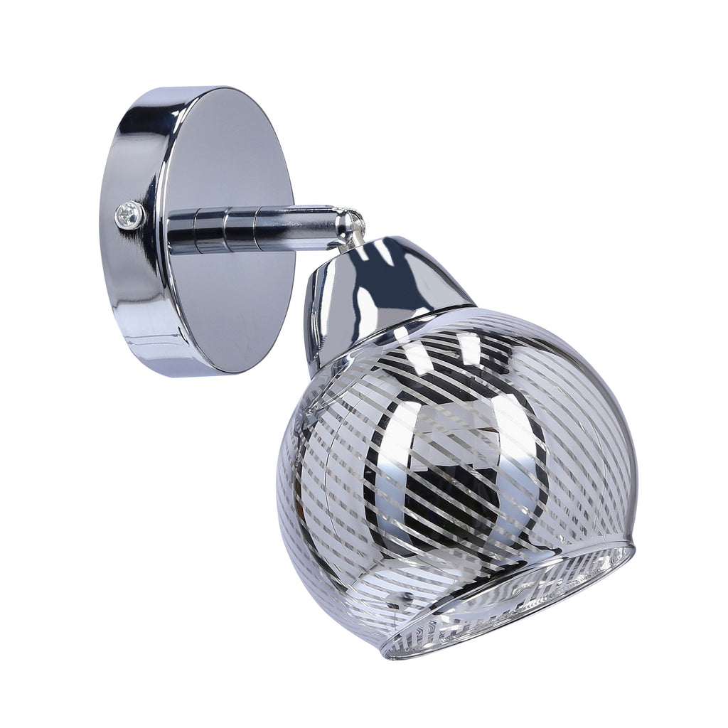 FORT lampa kinkiet 1x10W E14 LED chrom