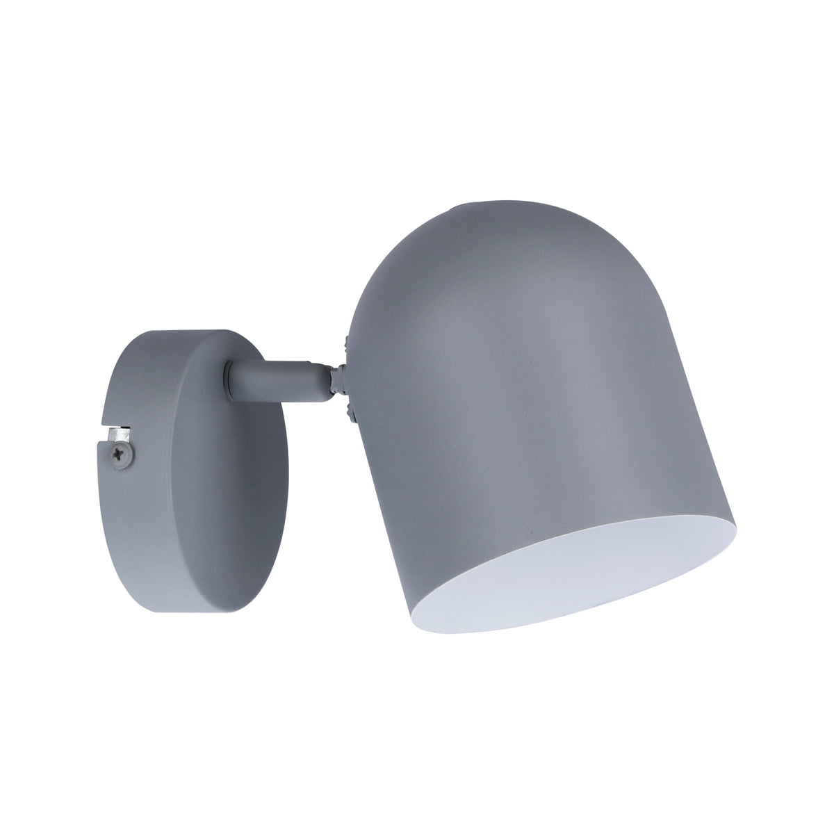 AZURO lampa kinkiet 1x40W E27 szary mat