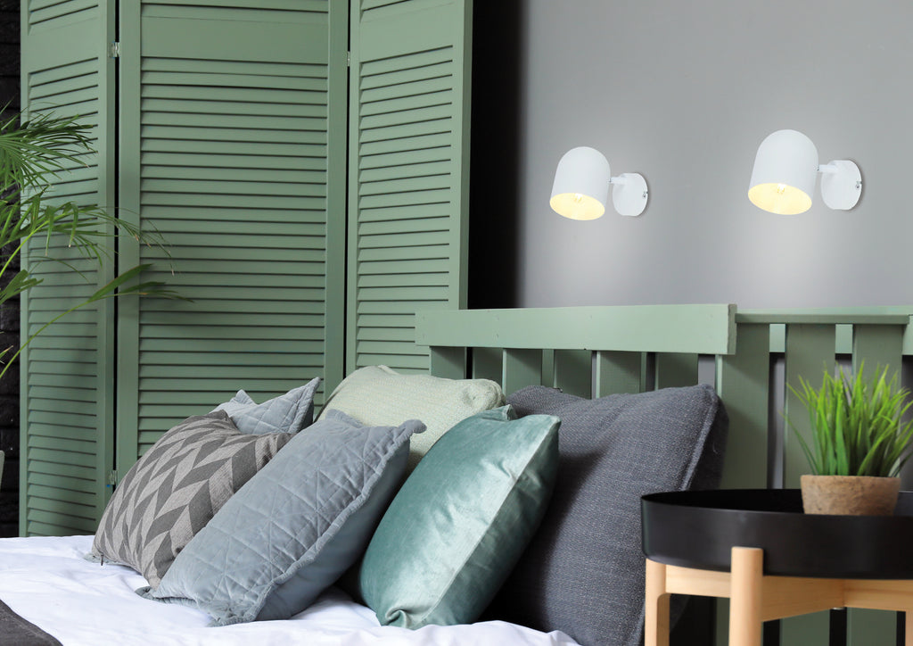 AZURO lampa kinkiet 1x40W E27 biały