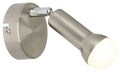 ARC lampa kinkiet 1x40W E14 satyna nikiel