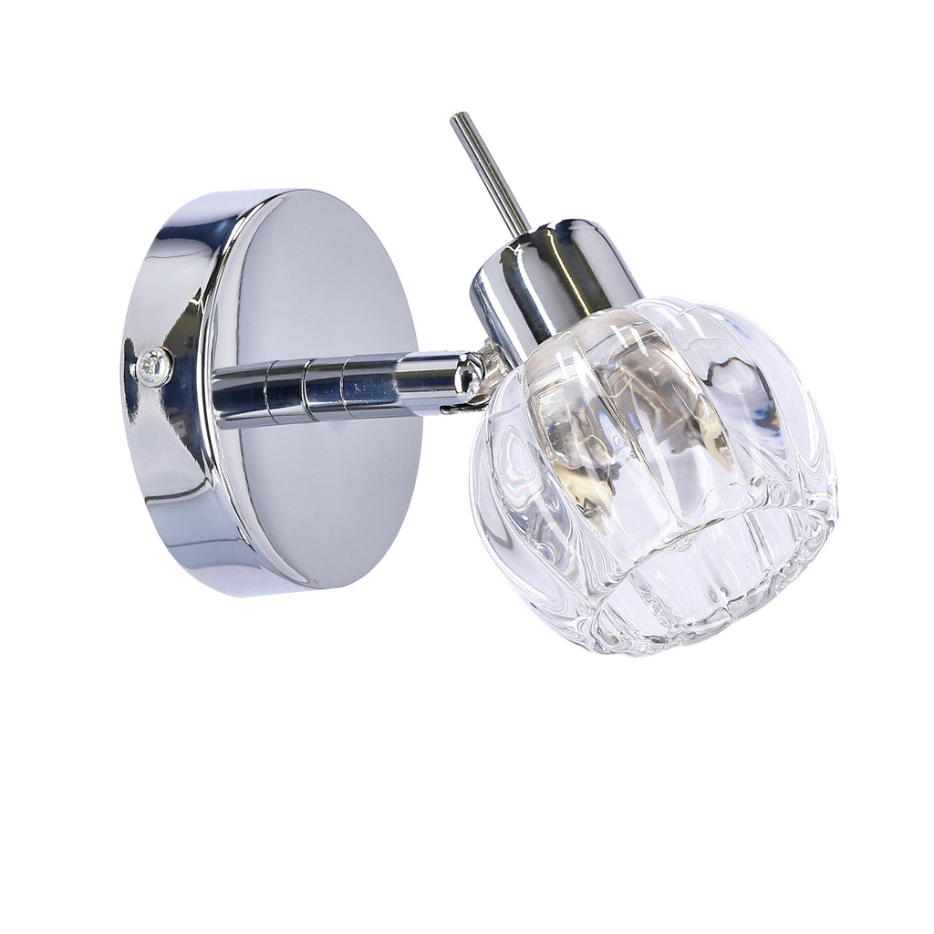 BOMBOLA lampa kinkiet 1x40W G9 chrom bez żarówek