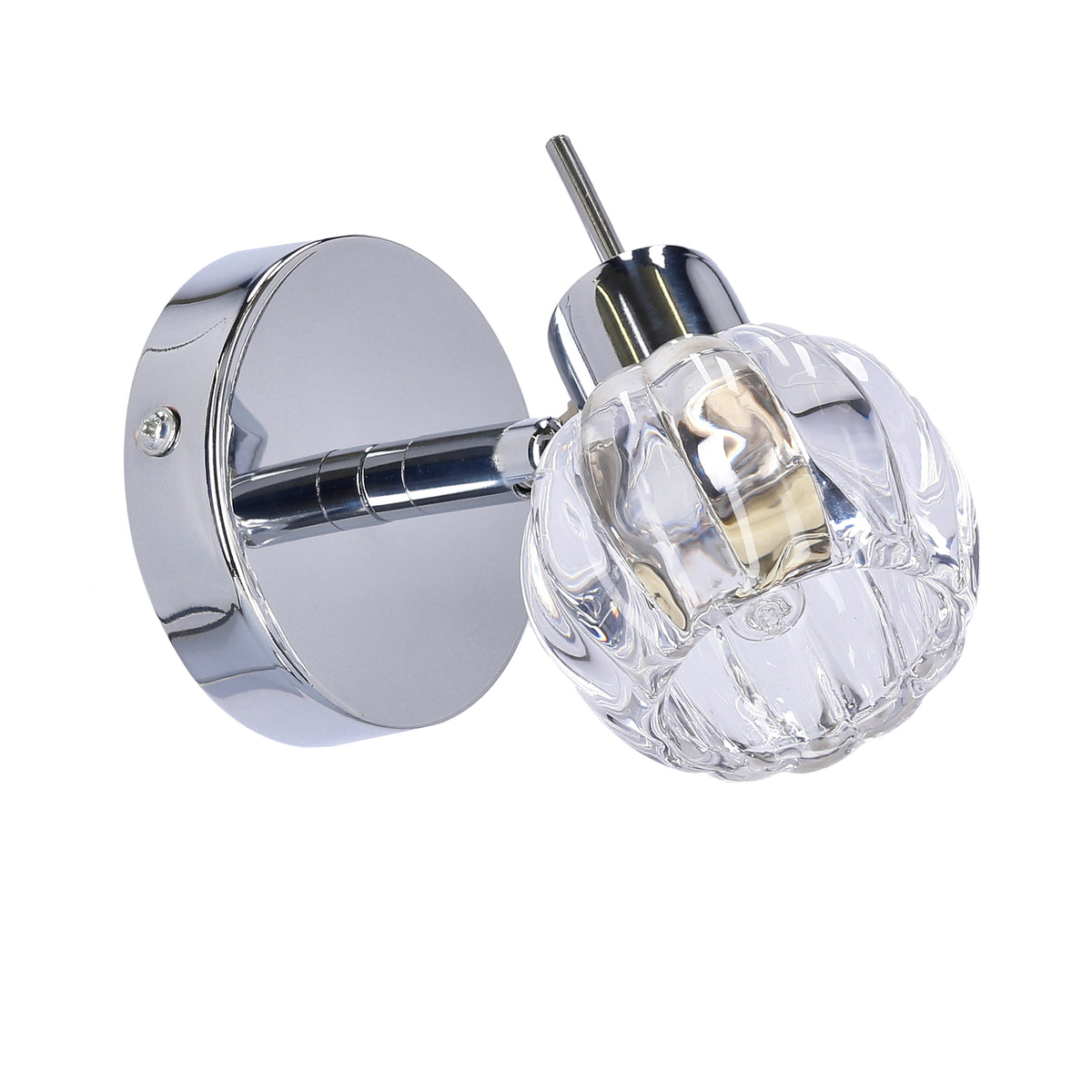 BOMBOLA lampa kinkiet 1x40W G9 chrom bez żarówek