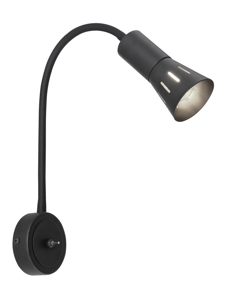 ARENA kinkiet wysięgnik 1*40W r50 E14 czarny
