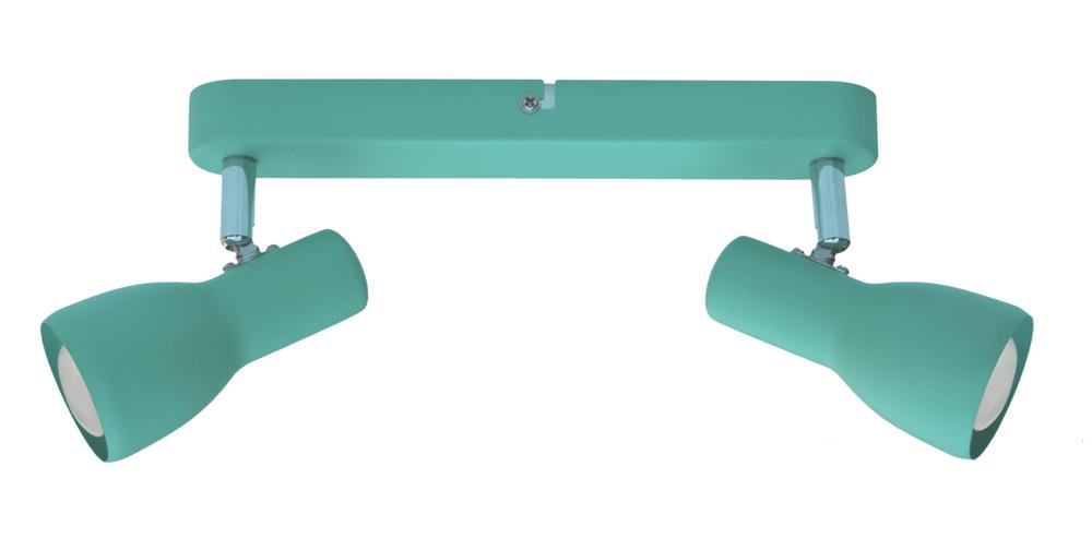 PICARDO lampa sufitowa listwa 2x40W E14 miętowy