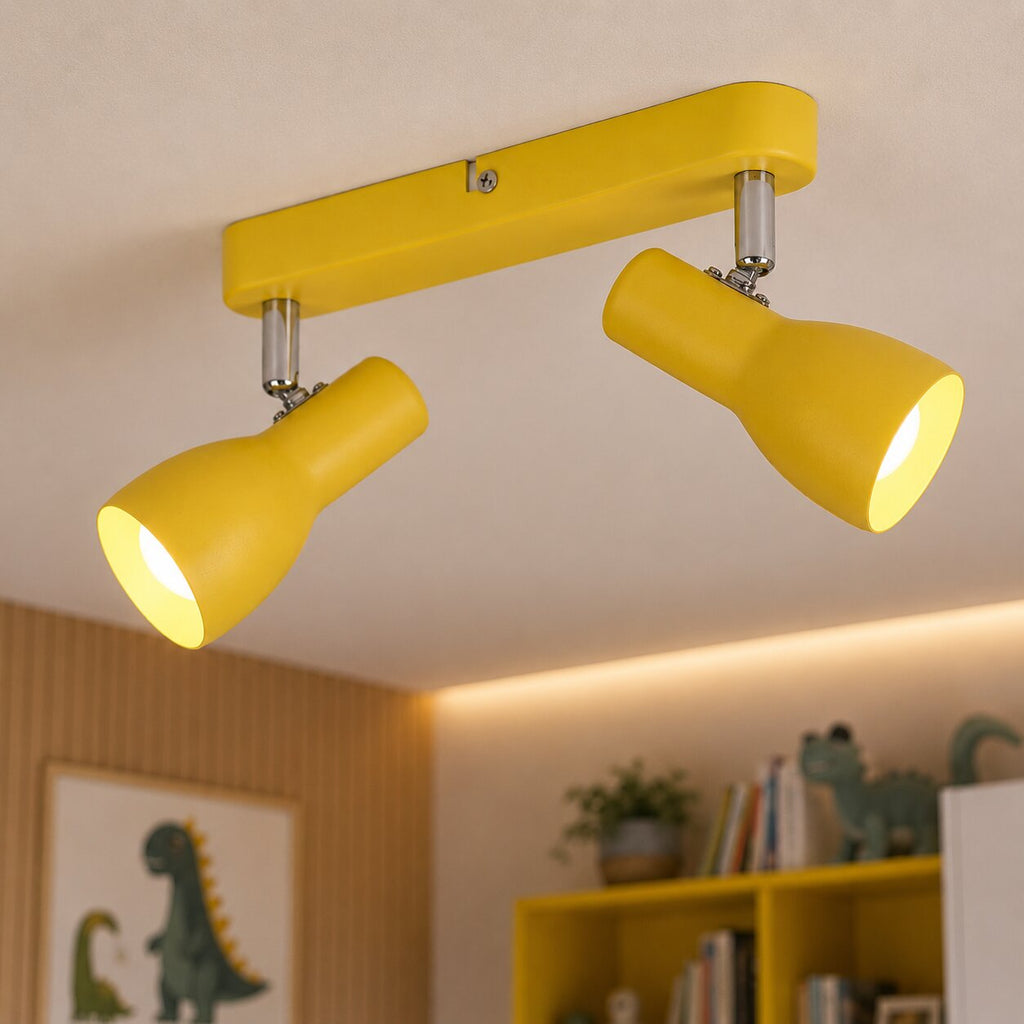 PICARDO lampa sufitowa listwa 2x40W E14 musztardowy