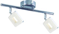 CYNTHIA lampa sufitowa listwa 2x5W LED chrom