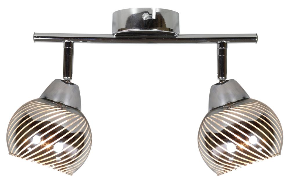 FORT lampa sufitowa listwa 2x10W E14 LED chrom