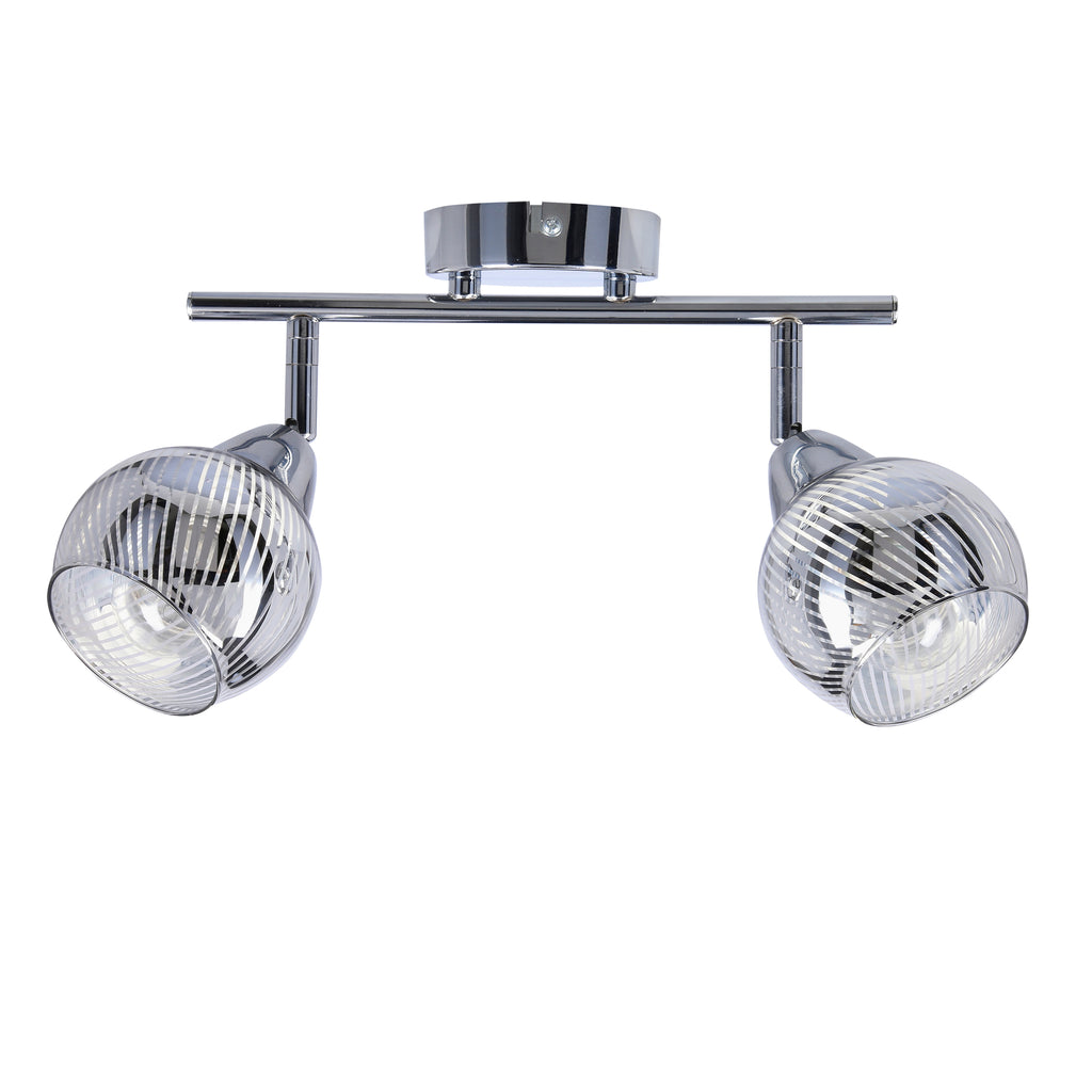 FORT lampa sufitowa listwa 2x10W E14 LED chrom