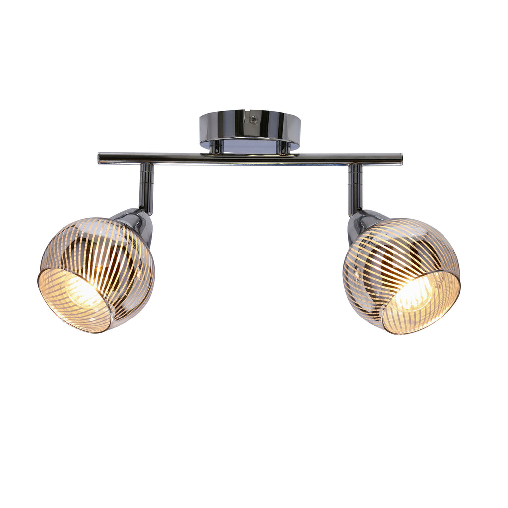 FORT lampa sufitowa listwa 2x10W E14 LED chrom