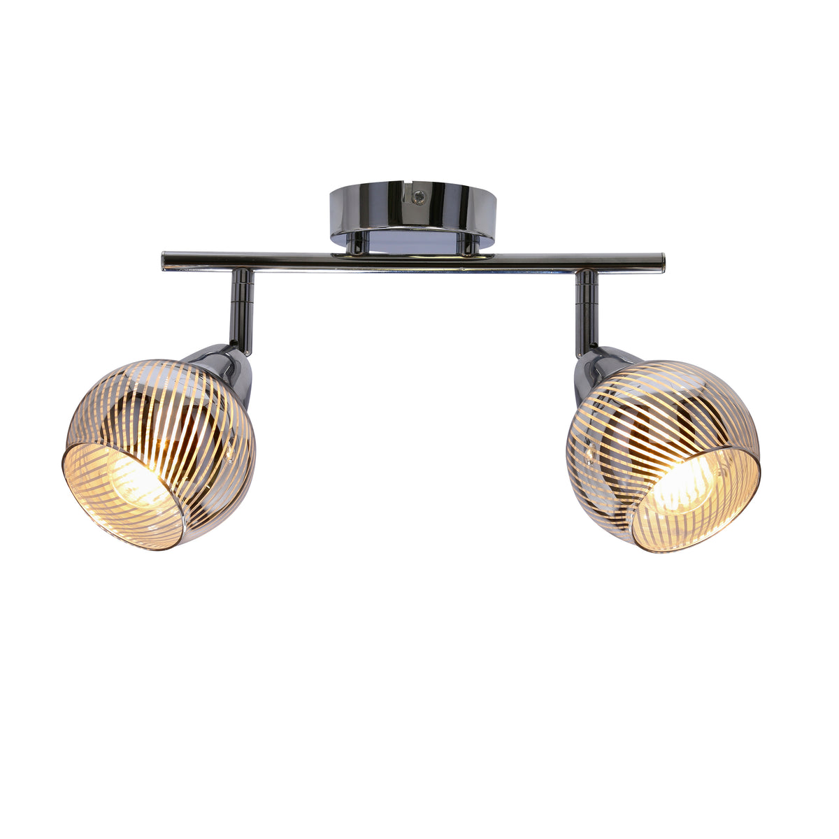 FORT lampa sufitowa listwa 2x10W E14 LED chrom