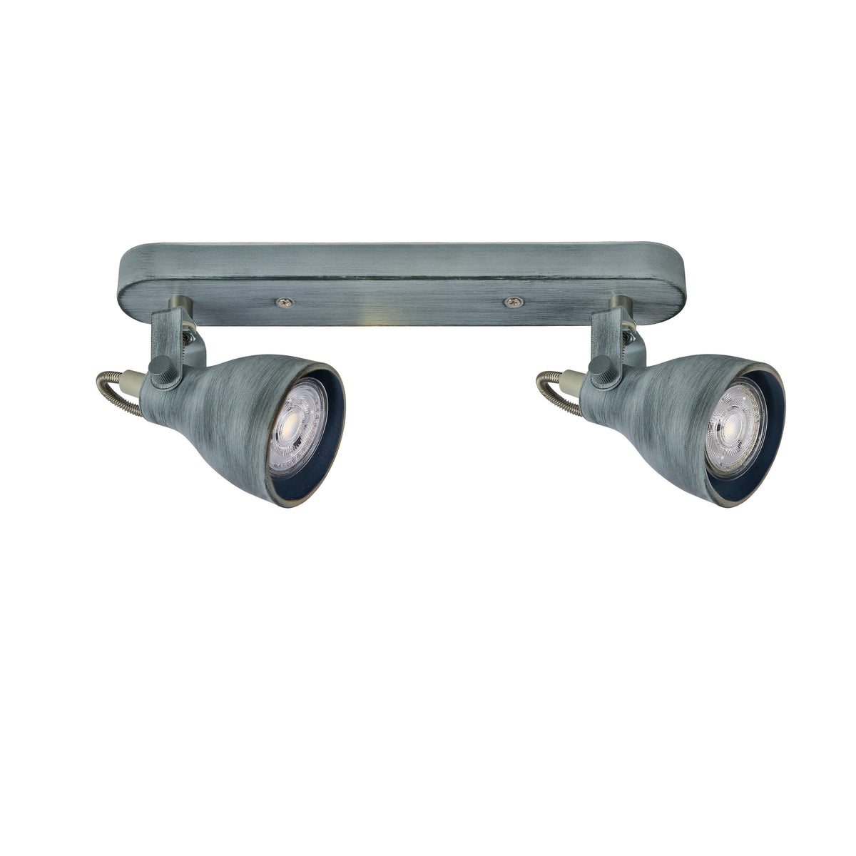 ASH lampa sufitowa listwa 2x40W GU10 szary mat