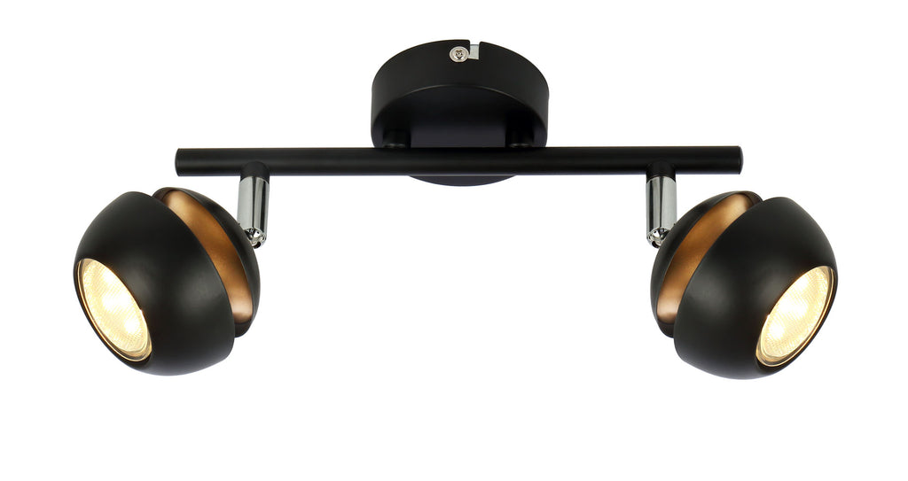 BONI listwa 2x3W GU10 LED czarny